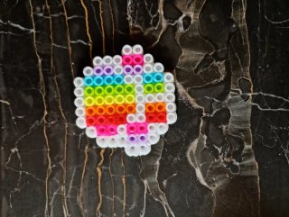 Pyssla perline arcobaleno