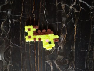 Pyssla perline giraffa