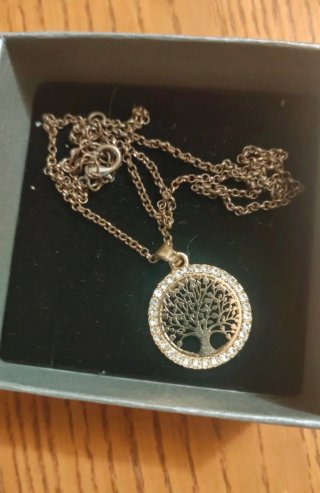 Collana Albero della Vita con strass