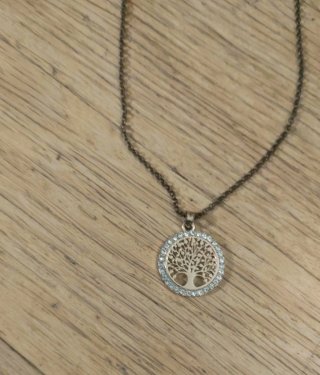 Collana Albero della Vita con strass