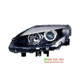 Faros delanteros fondo negro para RENAULT  LAGUNA