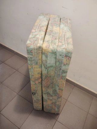 Colchón viscoelástico para furgoneta.