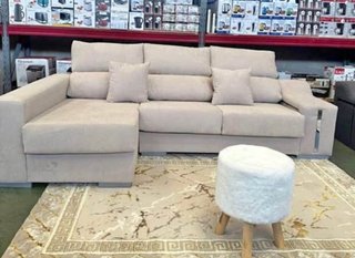 Sofá Chaiselongue Beige