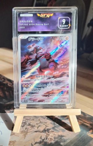 Pokémon Groudon SV3A Raging Surf 069/062 N.MINT 9