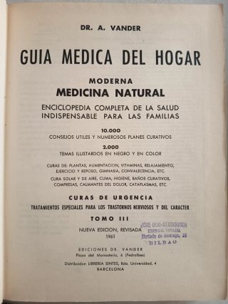Guia Medica del hogar Tomo I, II y III