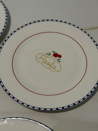4 Platos El Corte Inglés Pasta ~28cm