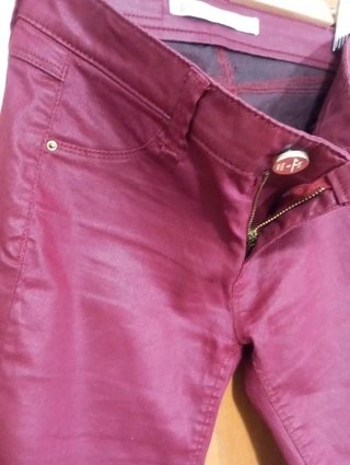 Pantalones Stradivarius Efecto Encerado Talla 32