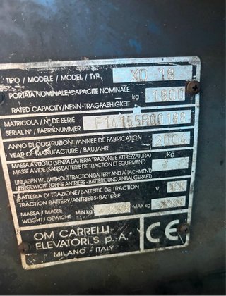 Carretilla elevadora OM