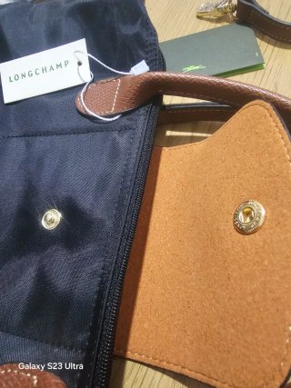 Bolso Longchamp Le Pliage Negro Marrón