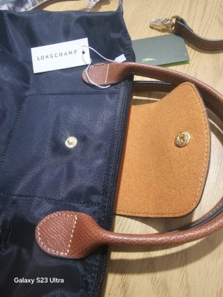 Bolso Longchamp Le Pliage Negro Marrón
