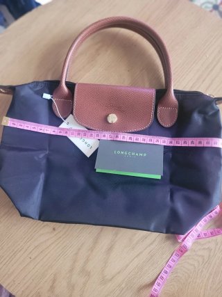 Bolso Longchamp Le Pliage Negro Marrón
