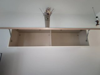 Mueble bar cristal y madera