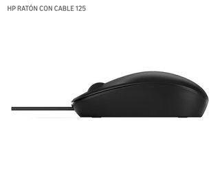 Ratón HP 125 con cable USB