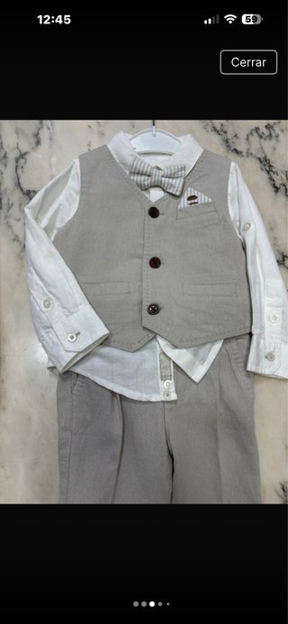 Conjunto vestir bebé niño