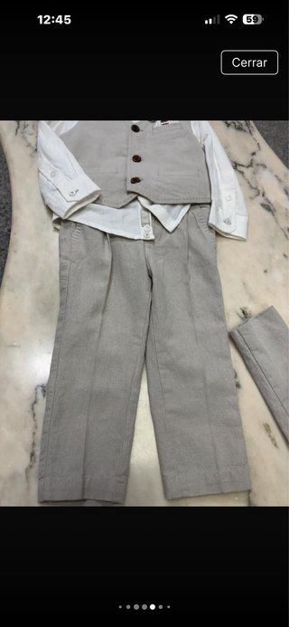 Conjunto vestir bebé niño