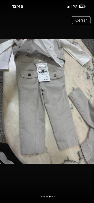 Conjunto vestir bebé niño