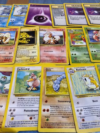 30 cartas pokémon WOTC holandés alguna 1ª edición