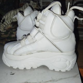 Zapatillas Buffalo Plataforma Blancas