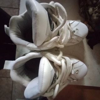 Zapatillas Buffalo Plataforma Blancas