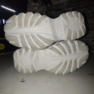 Zapatillas Buffalo Plataforma Blancas
