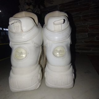 Zapatillas Buffalo Plataforma Blancas