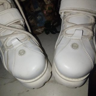 Zapatillas Buffalo Plataforma Blancas