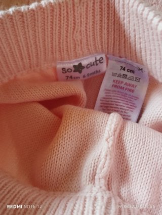Conjunto punto bebé 6-9 meses