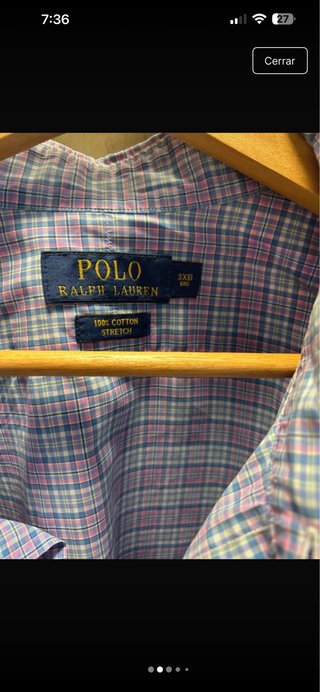 Camisa Polo Ralph Lauren Talla XXXL