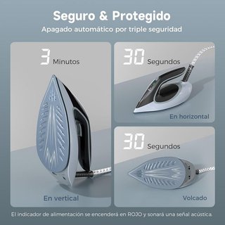 Plancha de vapor suela cerámica 2200W NUEVO