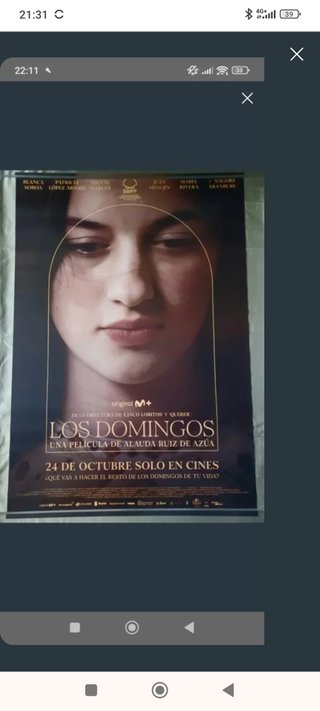 Póster de película Los Domingos