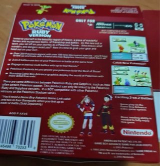 Pokémon Ruby Version GBA