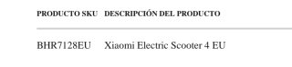 Patinete Eléctrico Xiaomi