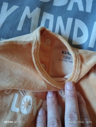Pijama bebé talla 12