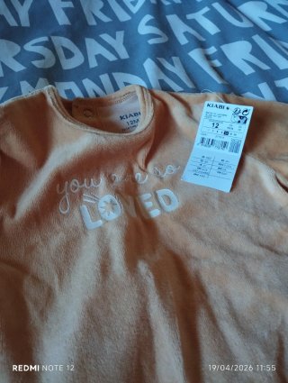 Pijama bebé talla 12