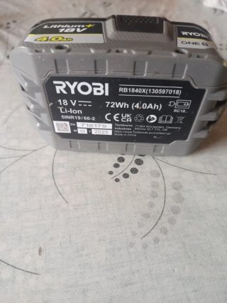 Batería Ryobi ONE+ 18V 4.0Ah