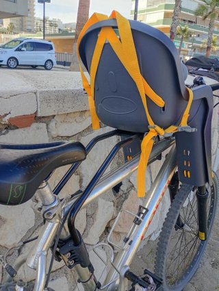 Porta niños para bicicleta delantero