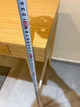 Escritorio LILLÅSEN IKEA Bambú y Metal