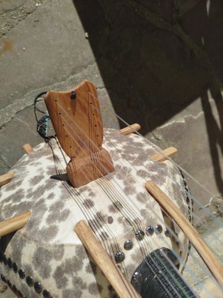 N'goni harpa africana 12 cuerdas