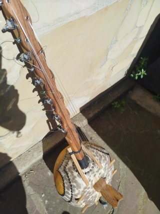 N'goni harpa africana 12 cuerdas