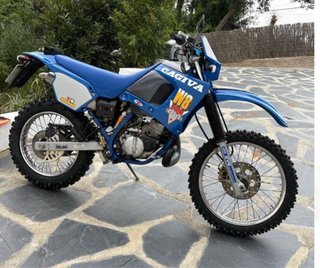 Cagiva W8 125 Enduro Azul