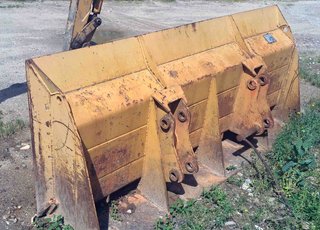 Pala tipo bulldozer 2,40 metros retro excavadora.