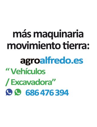 Pala tipo bulldozer 2,40 metros retro excavadora.