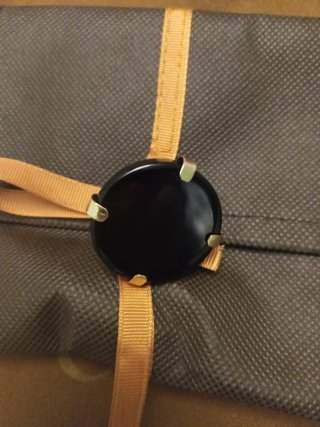 Anillo Plata Ajustable Piedra Ónix Negra