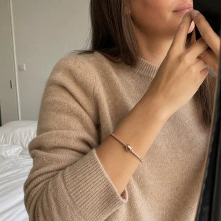 Pulsera Pandora Oro Rosa Cadena Serpiente Barras