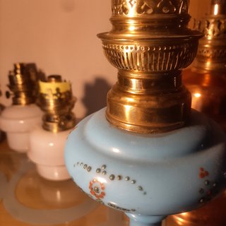 Quinquer de opalina azul 1