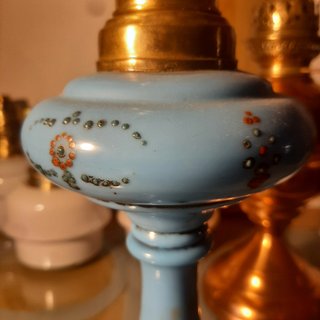 Quinquer de opalina azul 1