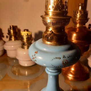 Quinquer de opalina azul 1