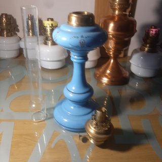 Quinquer de opalina azul 1