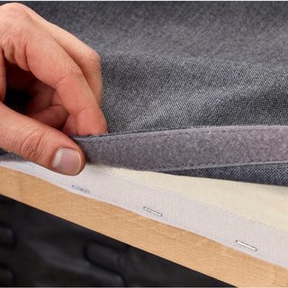 Funda sofá 2 plazas Vissle gris IKEA