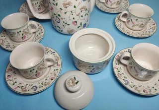 JUEGO DE TÉ PORCELANA TULOWICE POLAND